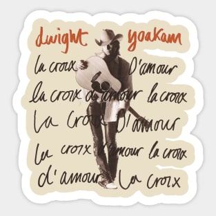 La Croix D\'Amour Sticker